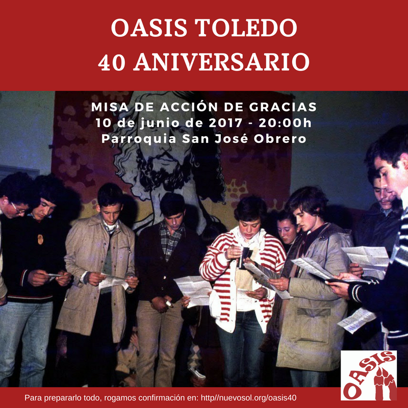 Oasis Toledo 40 aniversario